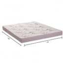 Ver imagem 6 de Cama Casal Mônaco com Colchão Espuma D20 Physical Branco Espresso Móveis