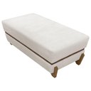 Ver imagem 6 de Puff Recamier Kodama para Cama King 200cm Pé Castanho Bege Bouclé