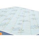 Ver imagem 2 de Colchão Solteiro Sleep Max Espuma D45 100x200x25cm Branco/azul - Castor
