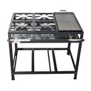 Ver imagem 1 de Fogão 4 Bocas com Chapa Baixa Pressão Linha Prime Itajobi