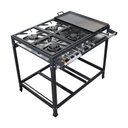 Ver imagem 2 de Fogão 4 Bocas com Chapa Baixa Pressão Linha Prime Itajobi