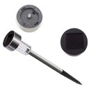 Ver imagem 6 de Luminaria Solar Balizadora Espeto Jardim Led Automatica em Inox Lampada Poste Recarregavel Luz Decor