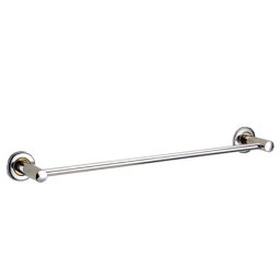 Toalheiro Cromado Porta Toalha Haste Reto Hotel Banheiro Casa Lavabo 60cm - 1