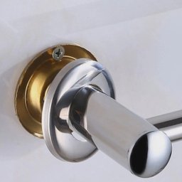 Toalheiro Cromado Porta Toalha Haste Reto Hotel Banheiro Casa Lavabo 60cm - 9