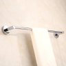 Toalheiro Cromado Porta Toalha Haste Reto Hotel Banheiro Casa Lavabo 60cm - 3