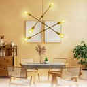 Ver imagem 4 de Lustre Pendente Sputnik Ipanema Moderno Iluminação Luminária de Teto Sala de Estar Decoração Casa Ar