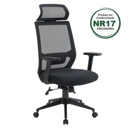 Cadeira Escritório Presidente Ergonômica NR17 Genebra - 2