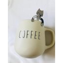 Ver imagem 6 de Caneca Bojuda Bege Colher Gatinho Coffee