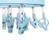 Mini-varal Oval 24 Prendedores - Azul - 4