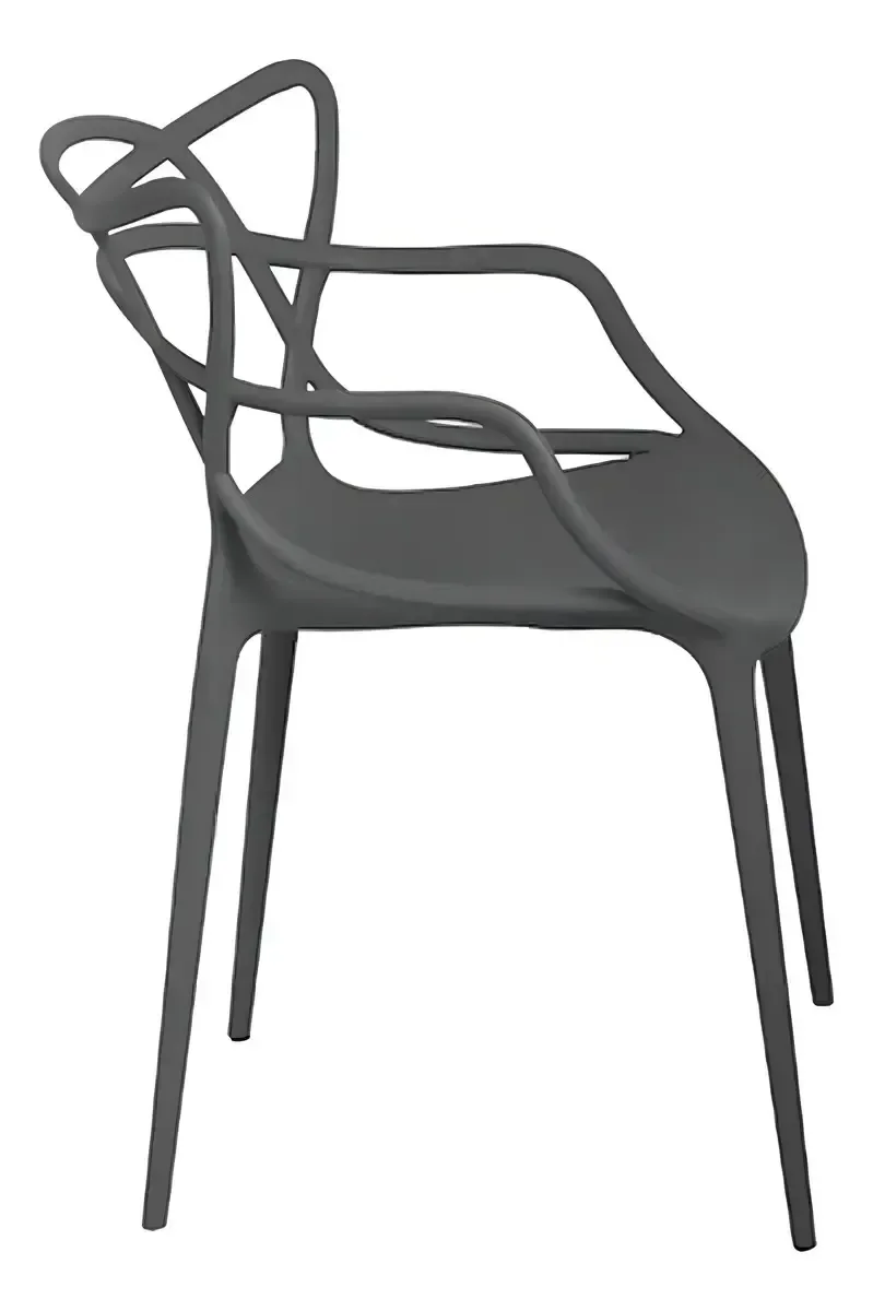 Ver imagem 1 de Kit 4 Cadeiras de Jantar Design Holanda Plástico Premium
