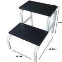 Ver imagem 2 de Escada Escadinha para Obeso 2 Degraus Maca e Depilação Estética Cor Branca Medcombo Obeso Branca