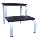 Ver imagem 1 de Escada Escadinha para Obeso 2 Degraus Maca e Depilação Estética Cor Branca Medcombo Obeso Branca