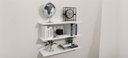 Ver imagem 3 de Kit com 03 Prateleiras Brancas em Mdf para Home-office 60 X 20
