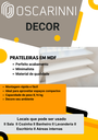 Ver imagem 4 de Kit com 03 Prateleiras Brancas em Mdf para Home-office 60 X 20