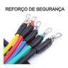Kit Elástico para Treino Exercícios Malhar Musculação Casa - 3