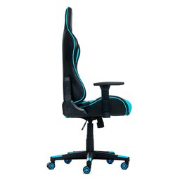 Cadeira Gamer MaxRacer Tactical Azul Reclina 180 Braço 3D - 4