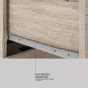 Ver imagem 3 de Kit Cozinha Harmonia com Espaço para Microondas 6 Portas 2 Gavetas - Avena Touch/ Grafite Demóbile