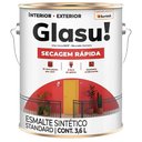 Ver imagem 1 de Tinta Esmalte Secagem Rápida Brilhante 3,6 Litros Preto Glasu - 53437341 - Suvinil Esmalte 3,6l Bril