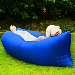 Sofá Inflável de Ar Portátil Puff Impermeável Praia Camping - 5