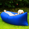 Sofá Inflável de Ar Portátil Puff Impermeável Praia Camping - 5
