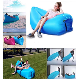 Sofá Inflável de Ar Portátil Puff Impermeável Praia Camping - 2