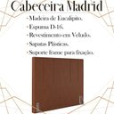 Ver imagem 3 de Cabeceira Queen 158 cm Madrid Veludo Terracota Soon