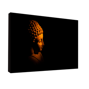 Quadro Buda no Preto -- Br Artes