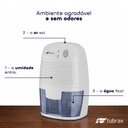 Ver imagem 6 de Mini Desumidificador Elétrico 127-220V Antimofo 500ml Tubrax