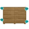 Cômoda Georgia 147cm 8 Gavetas Freijó Moval - 5