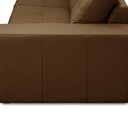 Ver imagem 7 de Sofá 2 Lugares para Sala de Estar Living 150cm Vienne L06 Couro Marrom Claro - Lyam Decor