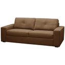 Ver imagem 3 de Sofá 2 Lugares para Sala de Estar Living 150cm Vienne L06 Couro Marrom Claro - Lyam Decor