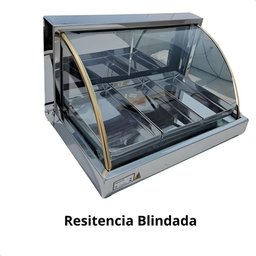 Estufa Vidro Curvo 3 Bandejas Inox com Selo do Inmetro 127v - 9