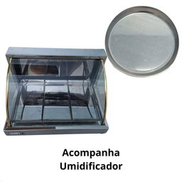 Estufa Vidro Curvo 3 Bandejas Inox com Selo do Inmetro 127v - 5