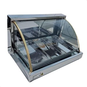 Estufa Vidro Curvo 3 Bandejas Inox com Selo do Inmetro 127v