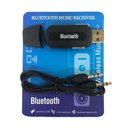 Ver imagem 2 de Adaptador Receptor Bluetooth Usb P2 Audio Sterio C/ Cabo P2 -usb P2