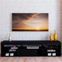 Ver imagem 2 de Rack para TV Até 55 Polegadas Celta Preto - Panorama Móveis