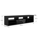 Ver imagem 4 de Rack para TV Até 55 Polegadas Celta Preto - Panorama Móveis