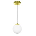 Ver imagem 3 de kit 2 Lustres Pendentes Orby Bolinha Dourada