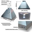 Ver imagem 5 de Kit Churrasqueira Coifa Inox Gourmet Espetos Braseiro 45x30