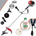 Ver imagem 1 de Roçadeira Cg430p-tb Anmax À Gasolina 43cc 2hp 9.000rpm 6 em 1 + Óleo Stihl 2t