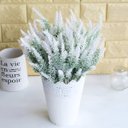 Ver imagem 2 de 8 Ramos Planta Lavanda Artificial Branca com 35 Folhas 40cm