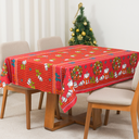 Ver imagem 2 de Toalha de Mesa 4 Lugares Brilhare Estampada Natal 1,45MX1,45m Tecido Oxford:Estampa 3