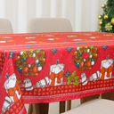 Ver imagem 4 de Toalha de Mesa 4 Lugares Brilhare Estampada Natal 1,45MX1,45m Tecido Oxford:Estampa 3