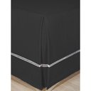 Ver imagem 1 de Saia de Cama Box Baú Casal Zambrano - Preto 138x188