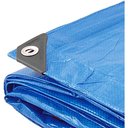 Ver imagem 2 de Lona de Polietileno 6129064000 Impermeável Cantos Reforçados Proteção Raios Ultravioleta Azul