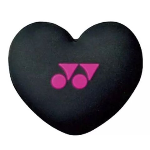 Antivibrador Yonex Coração Ac166 Preto/rosa