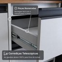 Ver imagem 6 de Cozinha Modulada 311 cm 5 Peças Cinza Tóquio Casamia
