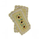 Ver imagem 3 de Tapete de Crochê Girassol Artesanal Amarelo