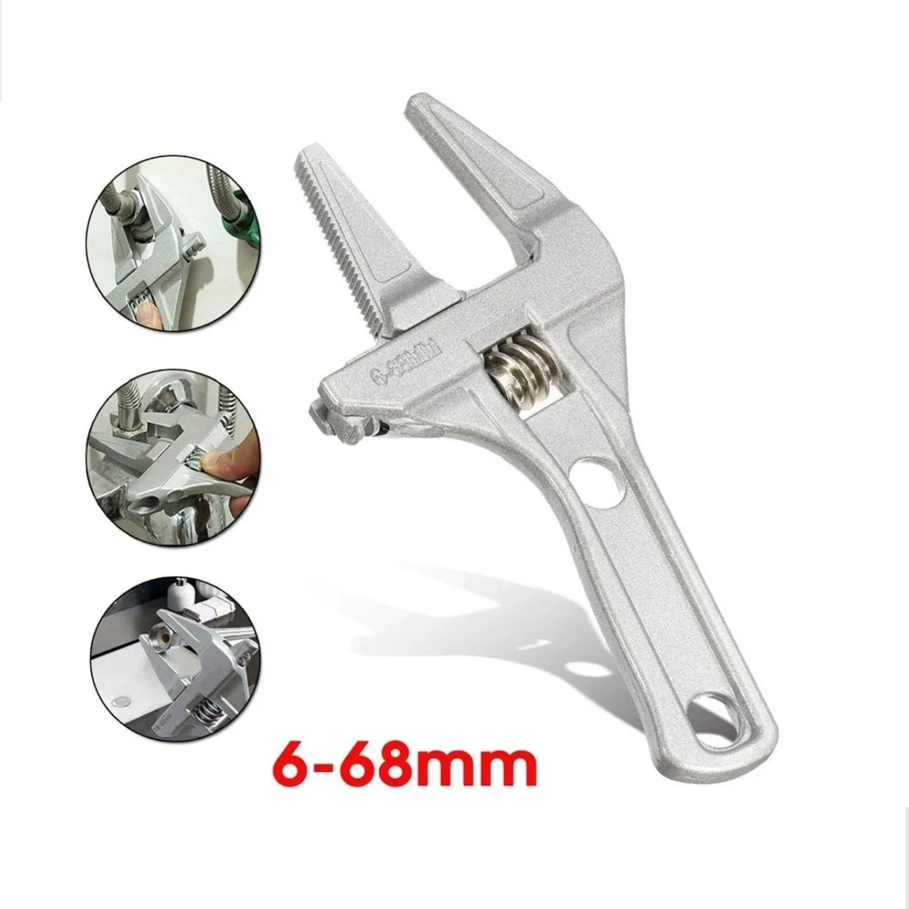 Chave Inglesa Ajustável Torneira de Cozinha Flexível Grifo - 2
