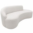 Ver imagem 5 de Sofá Luxuoso Sala de Estar 150cm Lado Direito Bouclé Solenne